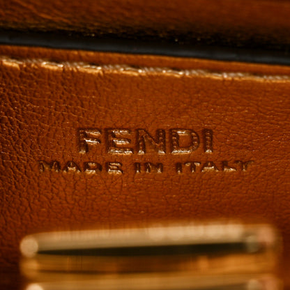 Fendi Nappa Rainbow Inlay Nano Peekaboo Maxi Handle Satchel Azzurro Baby Multicolor 7 of 12