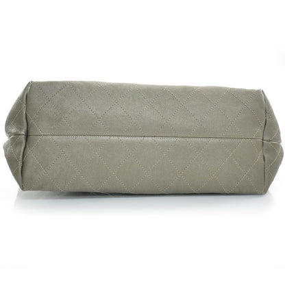 Chanel Leather Baby Coco Cabas Argent Fonce 5 of 10