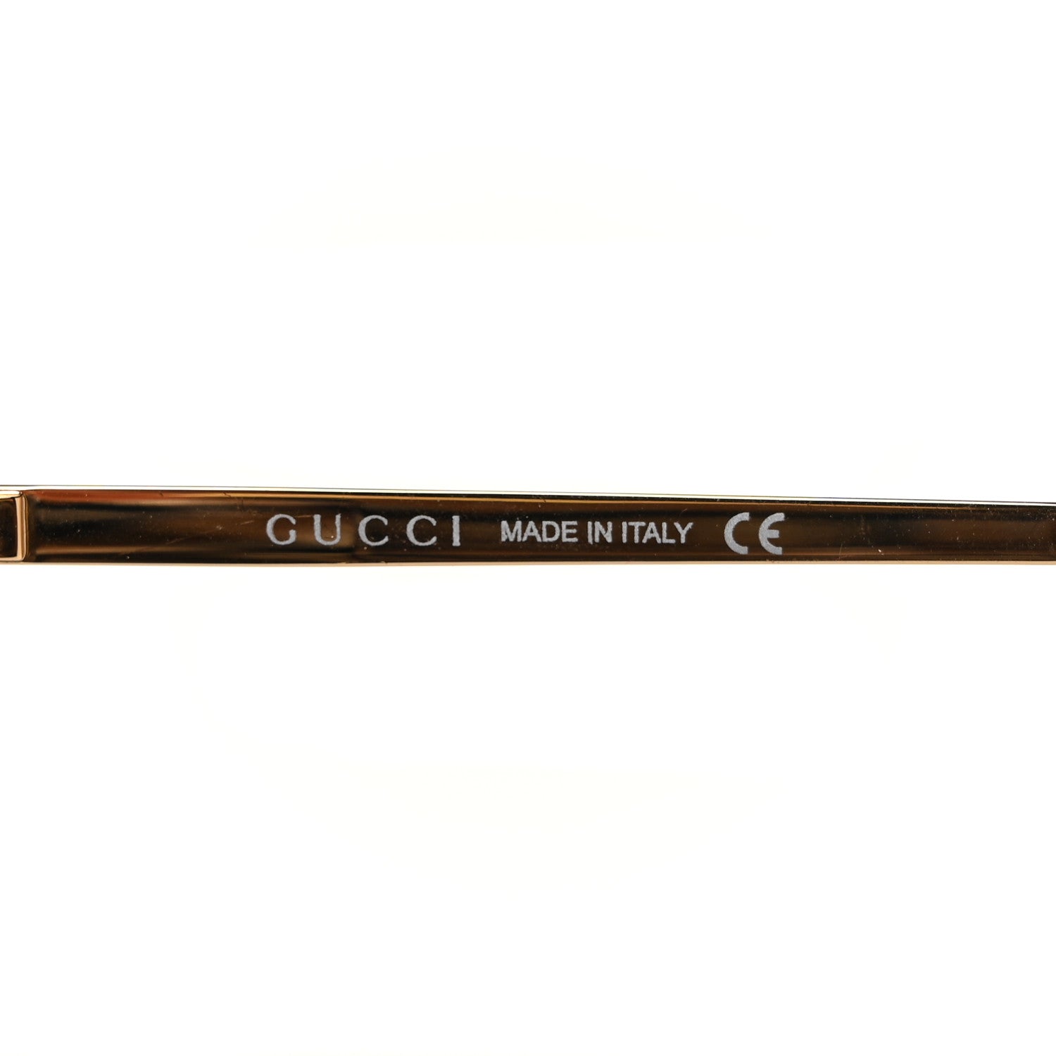 Gucci Metal Acetate Crystal Oversize GG0115S Sunglasses Gold 5 of 7