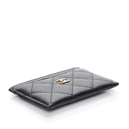 Chanel Caviar Quilted Card Holder Black 4 of 9