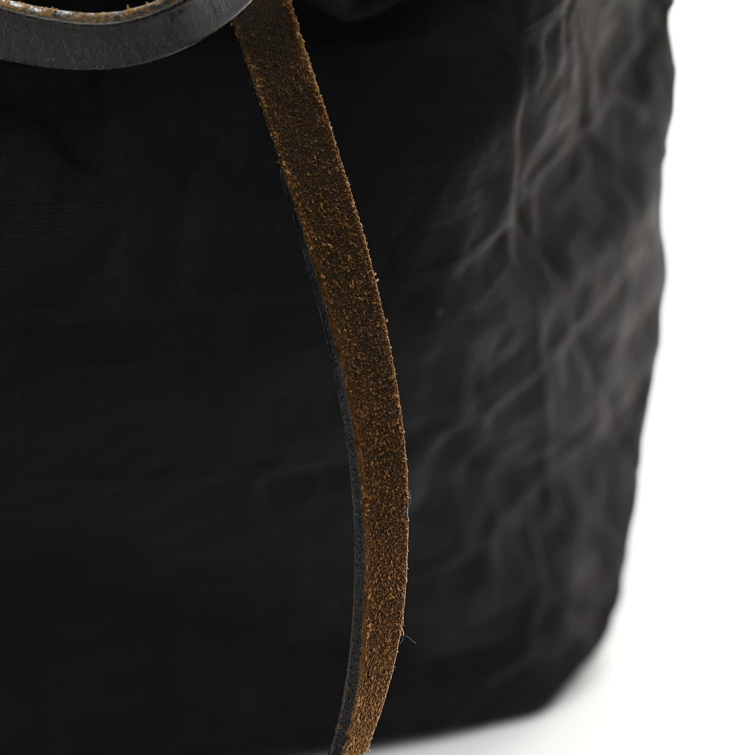 Fendi Nylon Zucca Medium Roll Tote Black 13 of 15