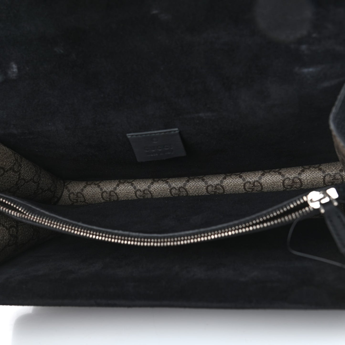 GG Supreme Monogram Small Dionysus Shoulder Bag Black