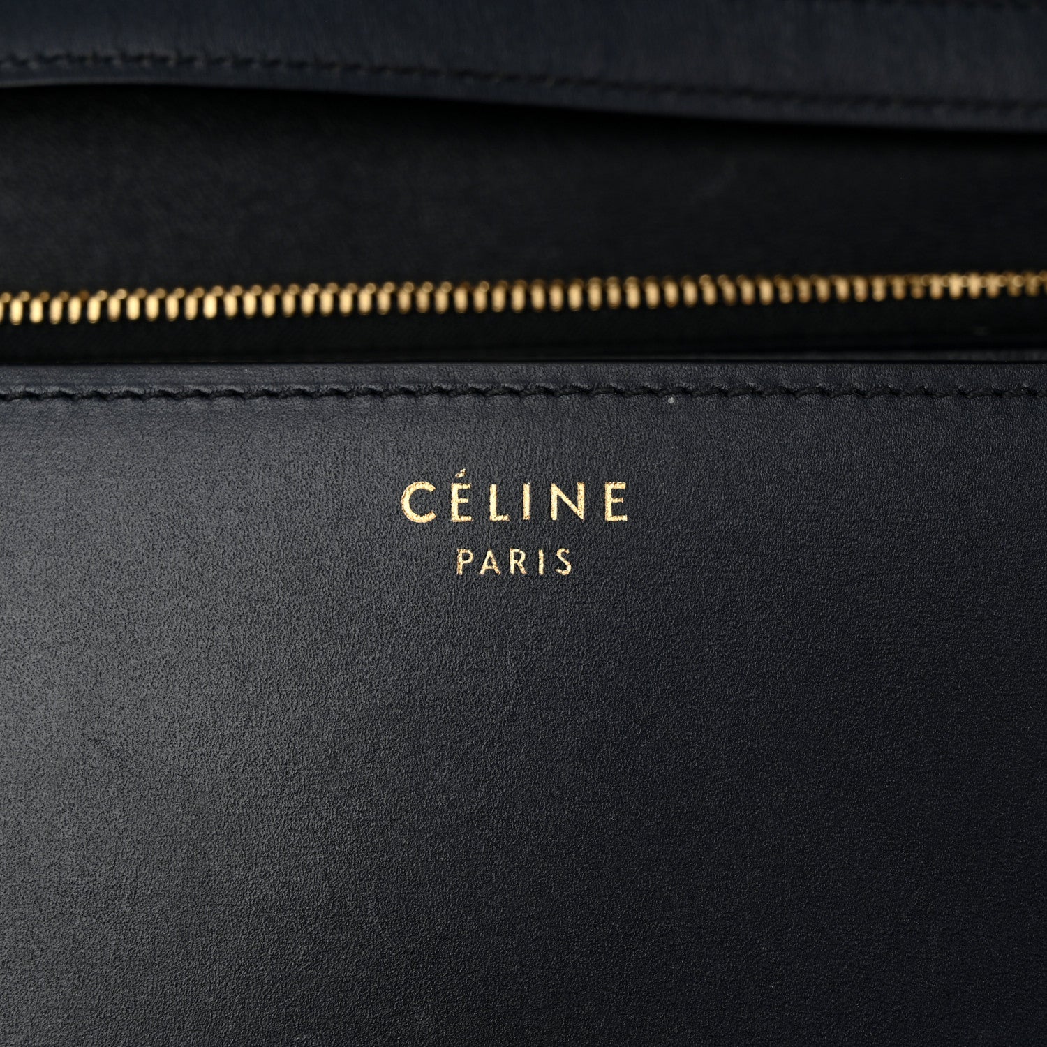 Celine Box Calfskin Medium Classic Box Flap Bag Navy 6 of 14
