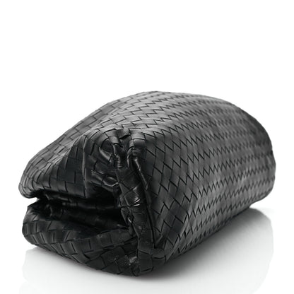 Bottega Veneta Nappa Maxi Intreccio The Pouch Oversized Clutch Black 4 of 11