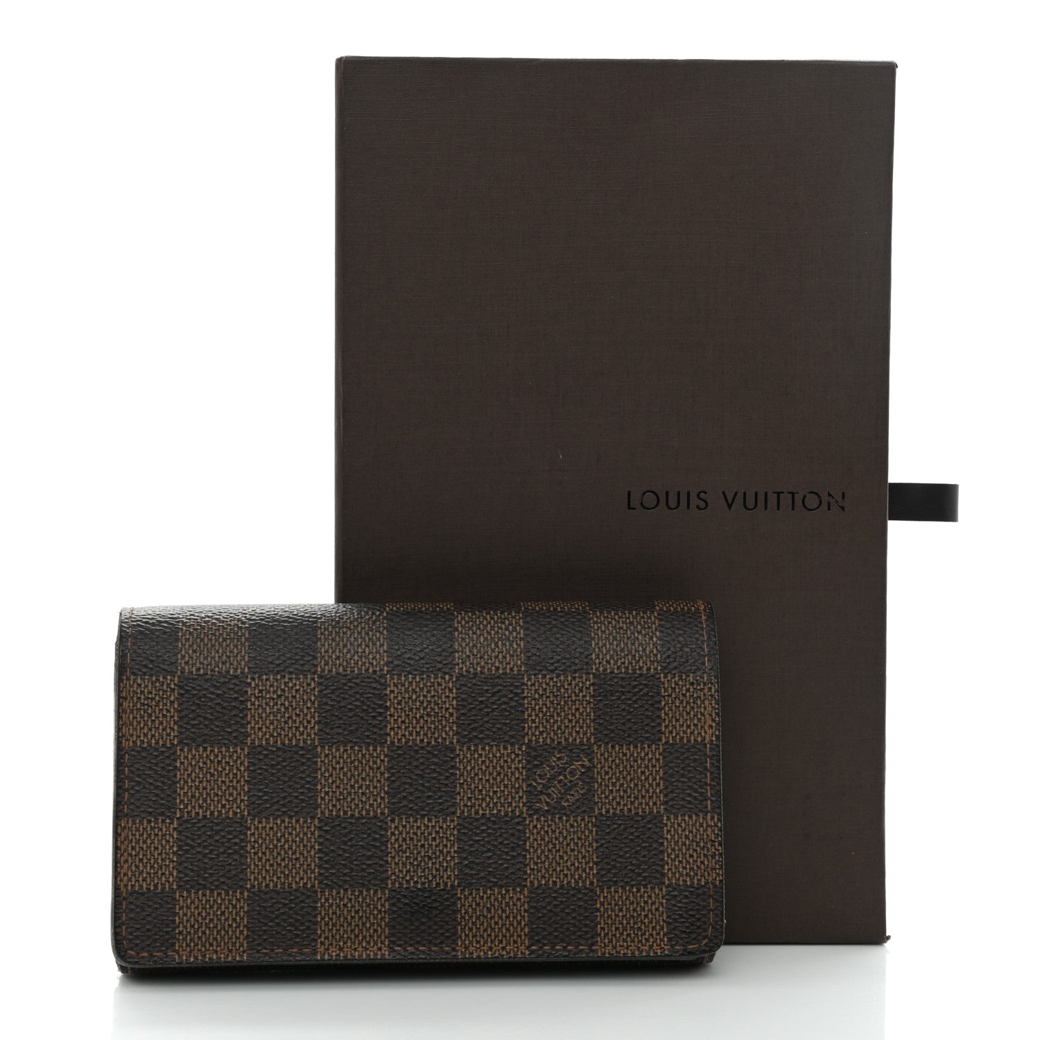 Louis Vuitton Damier Ebene Porte-Monnaie Billets Tresor Wallet 9 of 9