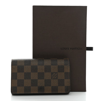 Louis Vuitton Damier Ebene Porte-Monnaie Billets Tresor Wallet 9 of 9