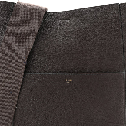 Celine Soft Grained Calfskin Sangle Bucket Bag Ecorce 7 of 13