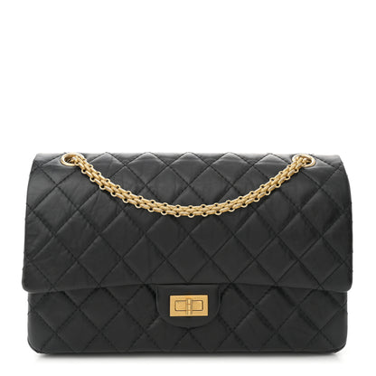 Chanel Aged Calfskin Quilted 2.55 Reissue 226 Flap Black 1 of 12