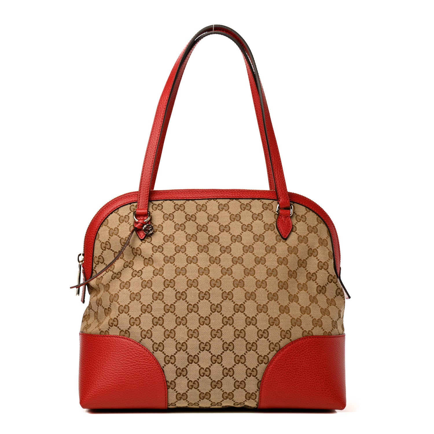 Gucci Monogram Medium Bree Shoulder Bag Red 1 of 10