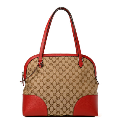 Gucci Monogram Medium Bree Shoulder Bag Red 1 of 10