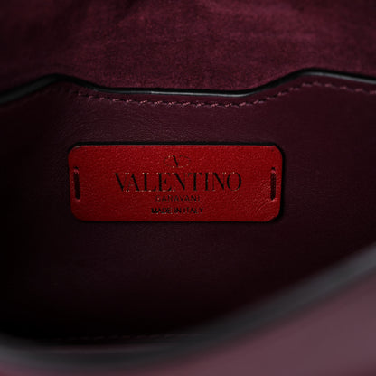 Valentino Garavani Vitello Small Rockstud Demilune Shoulder Bag Vinaccia 5 of 15