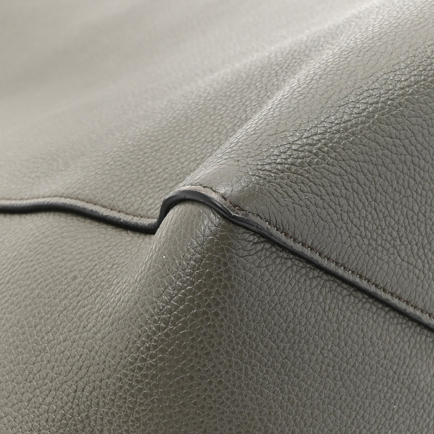 Celine Soft Grained Calfskin Small Belt Cabas Phantom Taupe 17 of 18