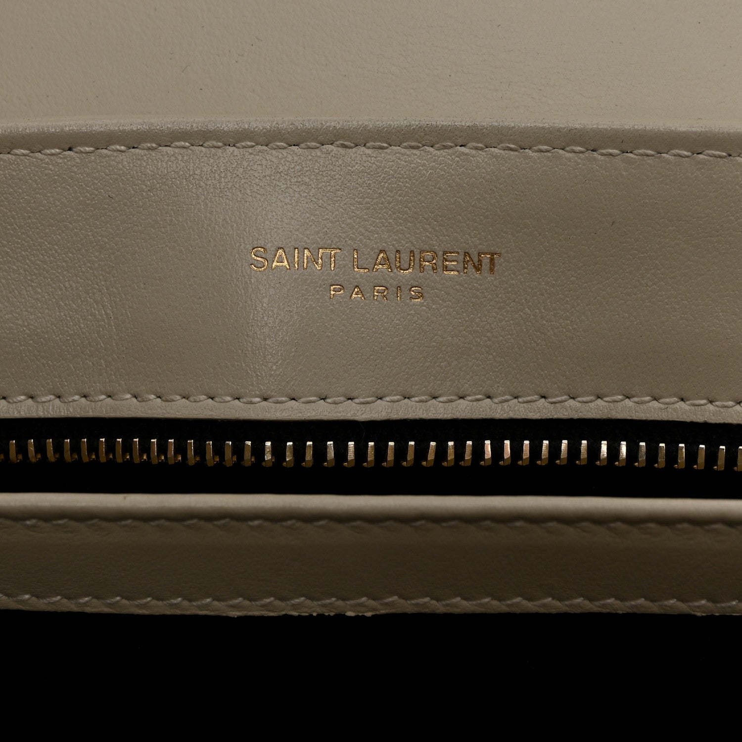 Saint Laurent Calfskin Y Quilted Monogram Toy Loulou Crossbody Bag Crema Soft 6 of 12