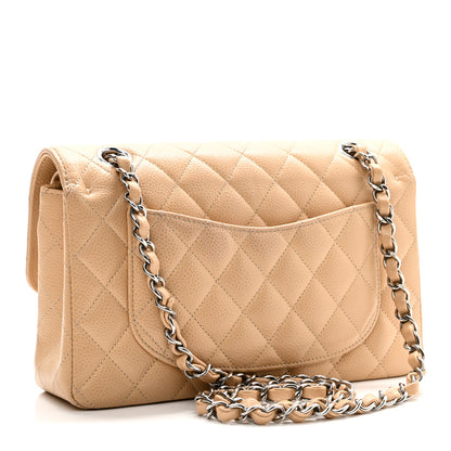 Chanel Caviar Quilted Small Double Flap Beige 3 of 11