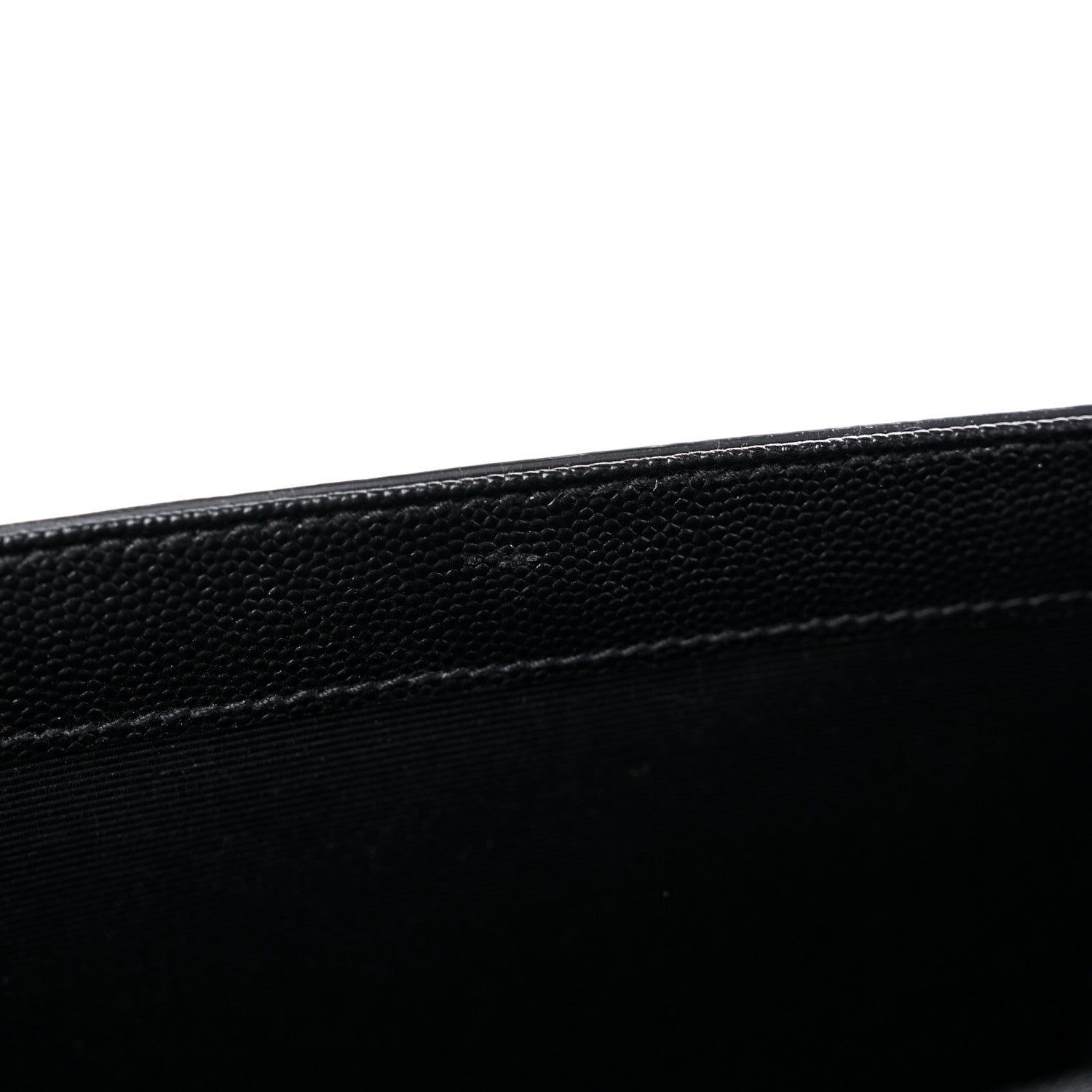 Saint Laurent Grain De Poudre Classic Monogram Kate Clutch Black 11 of 12