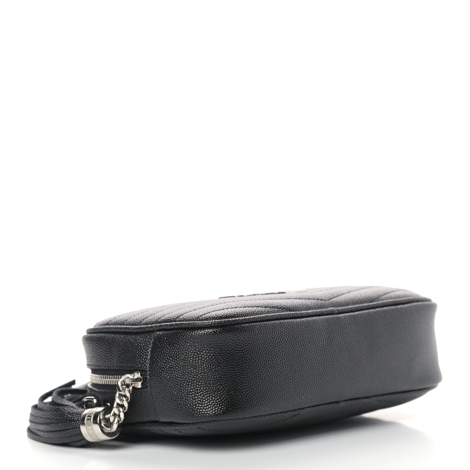 Saint Laurent Grain De Poudre Matelasse Monogram Mini Lou Camera Bag Black 3 of 8