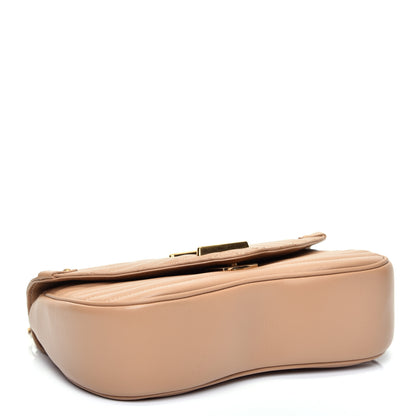 Louis Vuitton Calfskin New Wave Chain MM Noisette 4 of 11