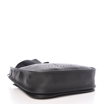 Hermes Taurillon Clemence Evelyne III PM Black 4 of 9