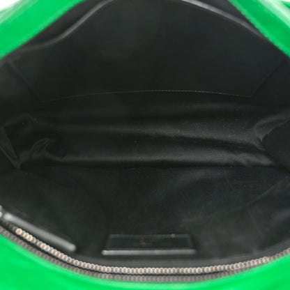 Saint Laurent Crinkled Calfskin Matelasse Monogram Medium Niki Chain Satchel New Vert Praire 5 of 10