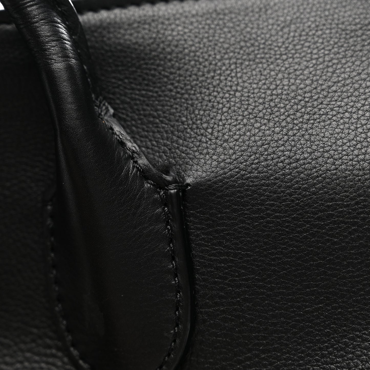 Grained Calfskin Terrasse Bag Black