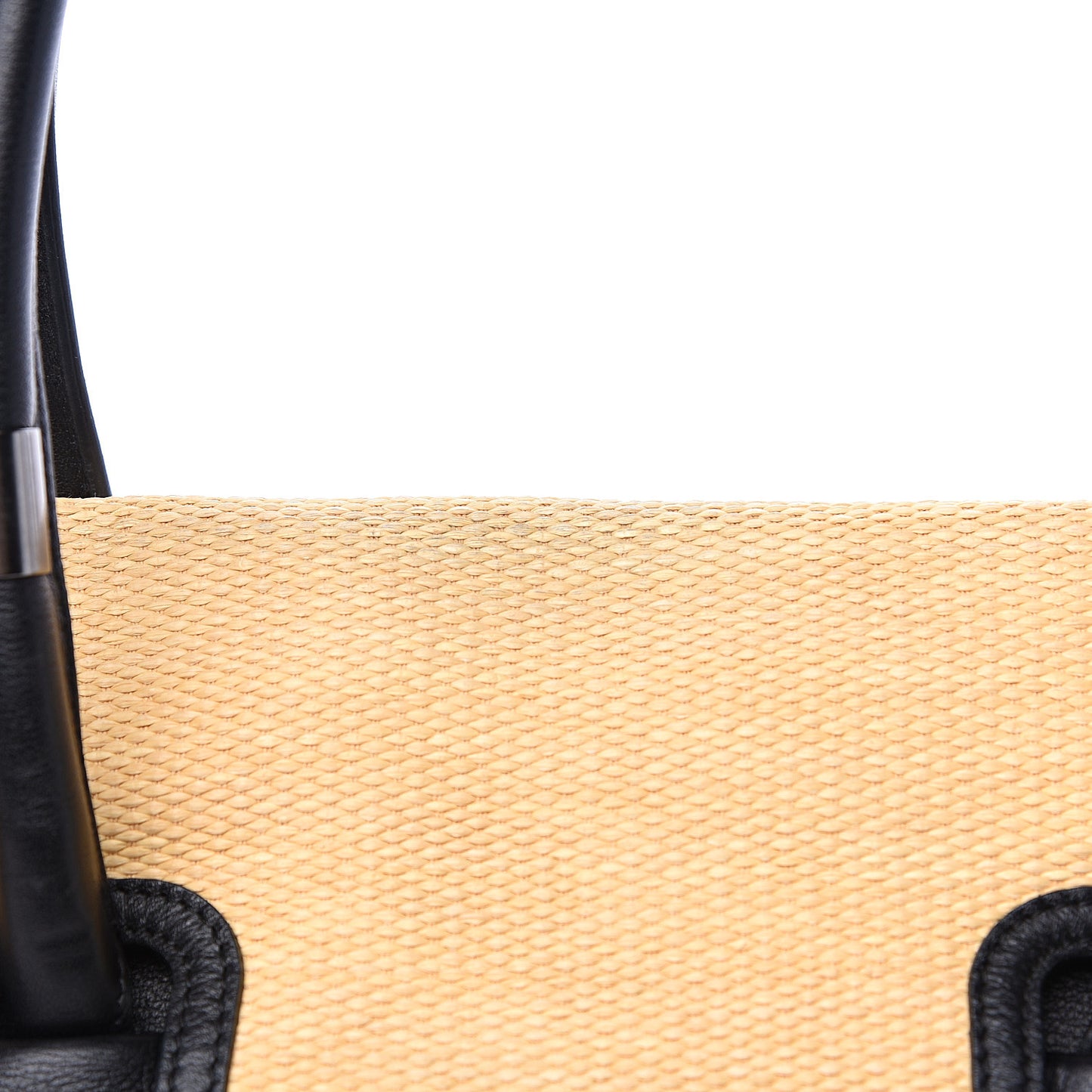 Calfskin Straw PS1 Keep All Black