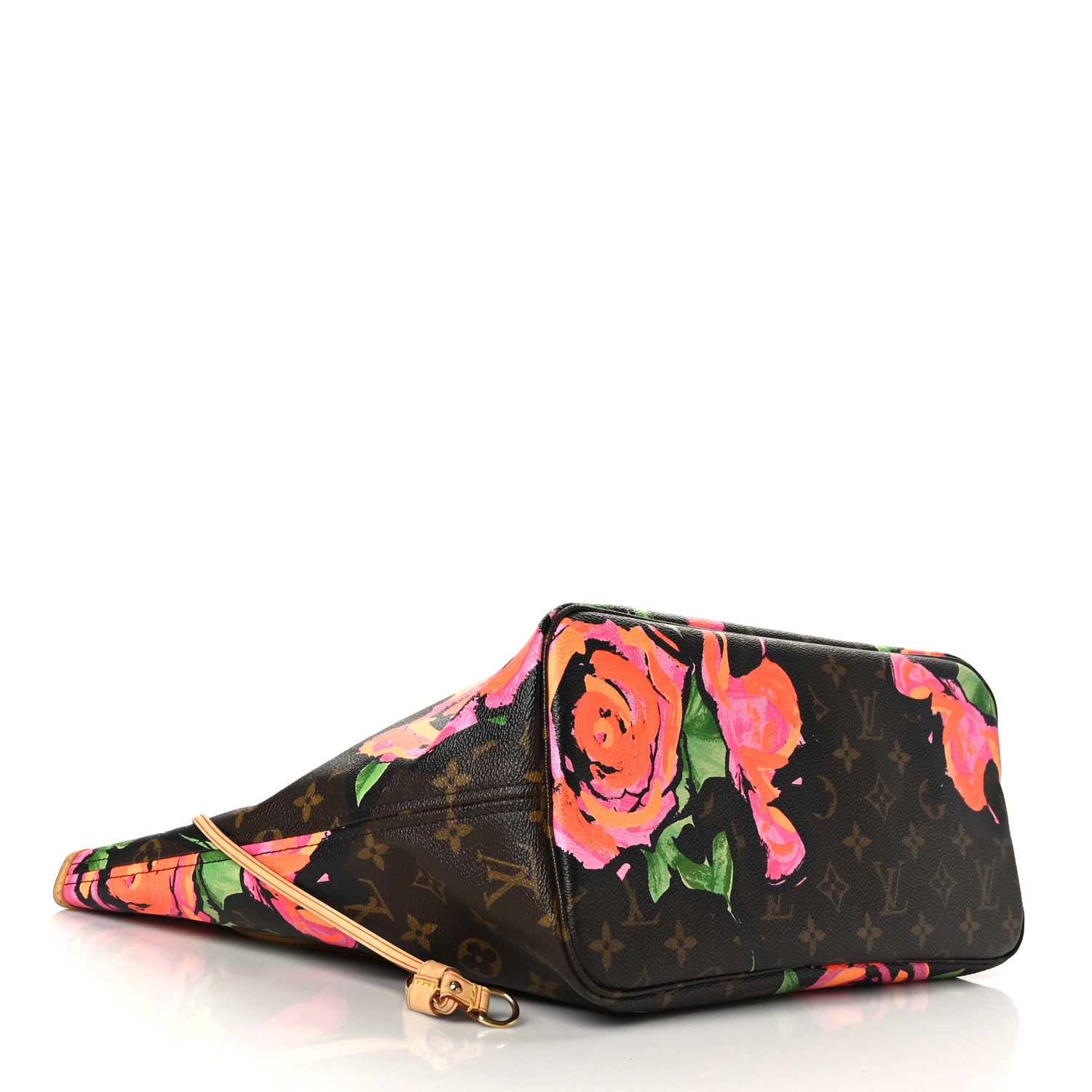 Louis Vuitton Monogram Roses Neverfull MM 5 of 10