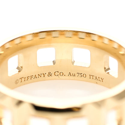 Tiffany 18K Yellow Gold T True Wide Ring 58 8.5 4 of 4