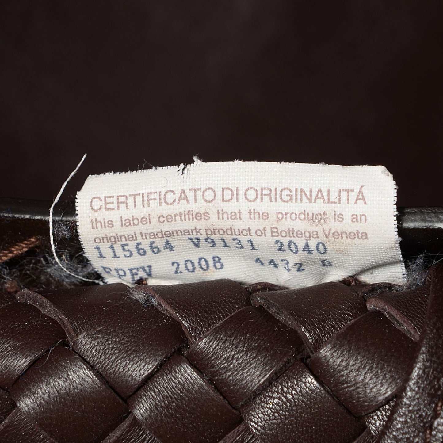 Nappa Intrecciato Medium Cabat Ebano