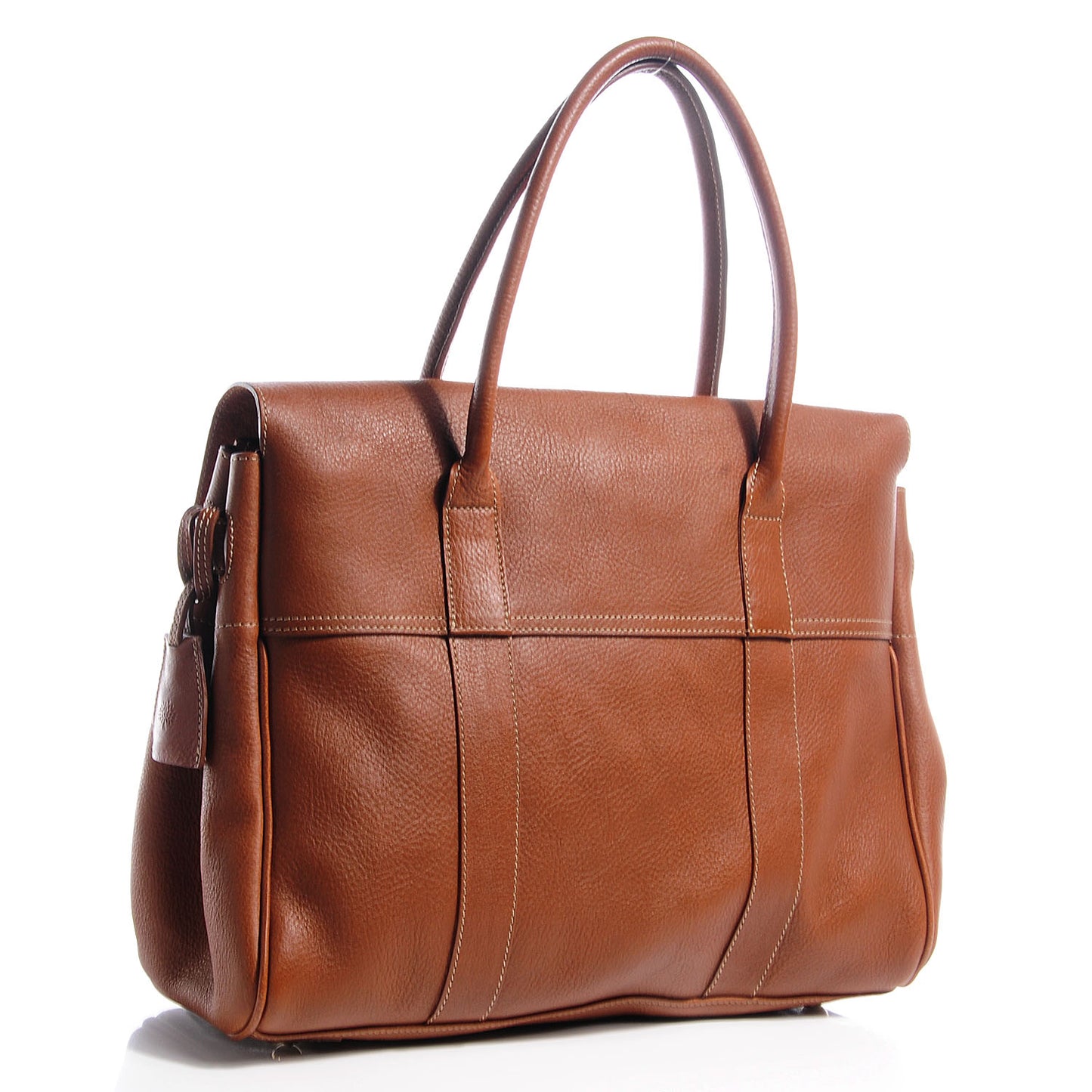 Grainy Leather Union Jack Bayswater Satchel Oak