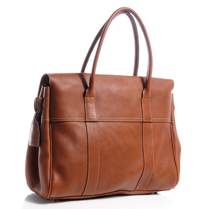 Mulberry Grainy Leather Union Jack Bayswater Satchel Oak 3 of 8