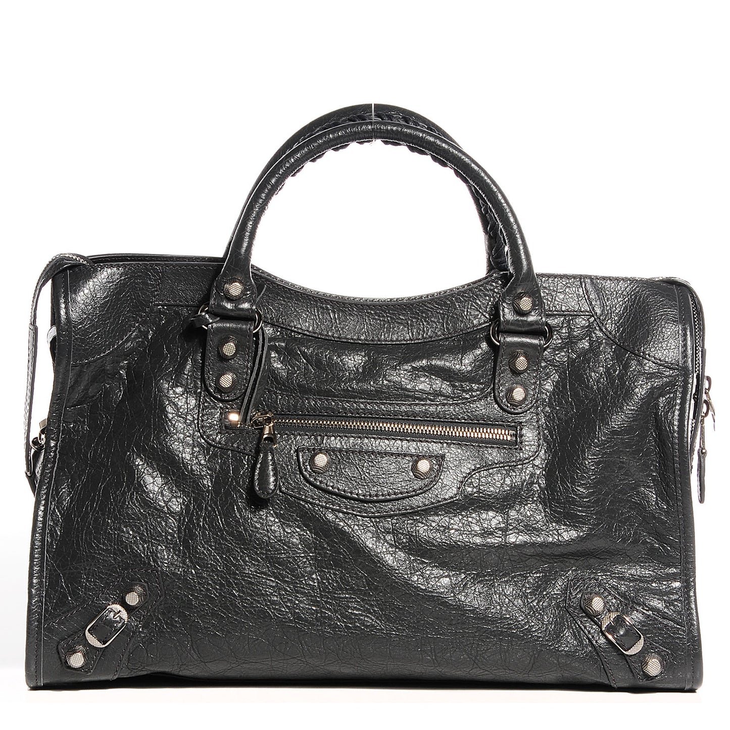 Agneau Giant 12 Silver Hardware City Gris Fossile