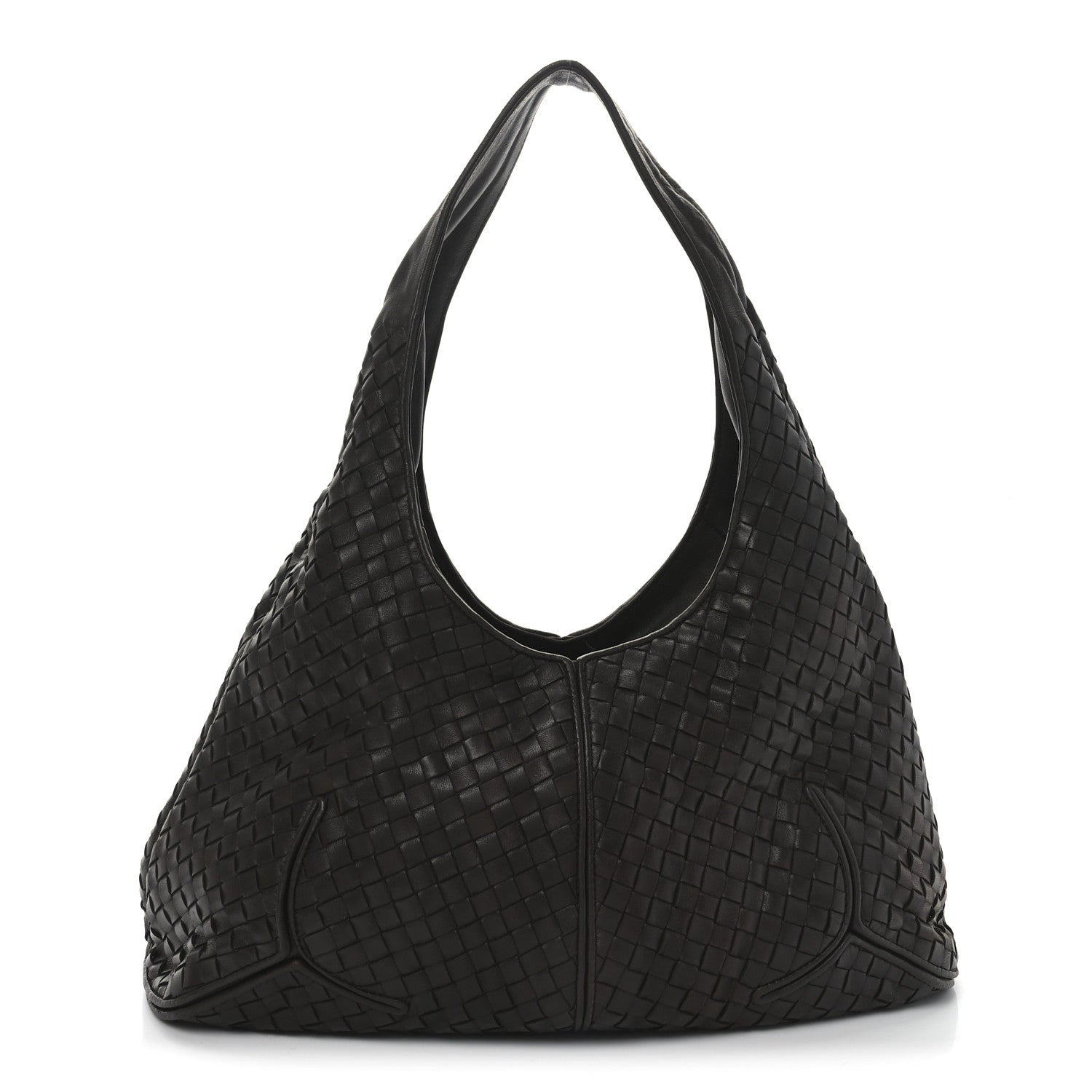 Bottega Veneta Nappa Intrecciato Ball Hobo Ebano 1 of 11