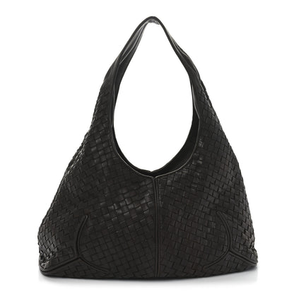 Bottega Veneta Nappa Intrecciato Ball Hobo Ebano 1 of 11