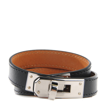 Hermes Box Kelly Double Tour Bracelet XS Black 1 of 12