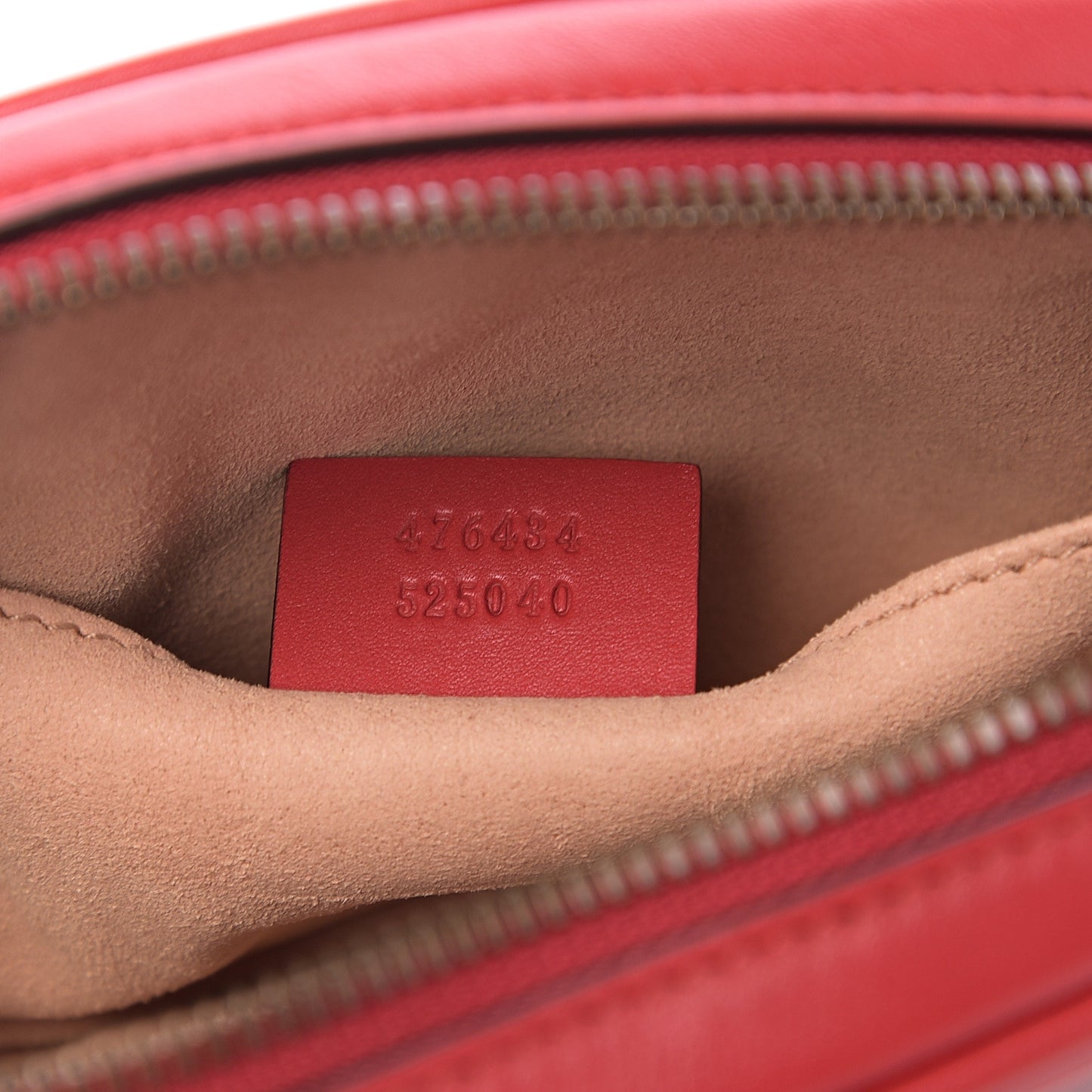 Calfskin Matelasse GG Marmont Belt Bag 95 38 Hibiscus Red