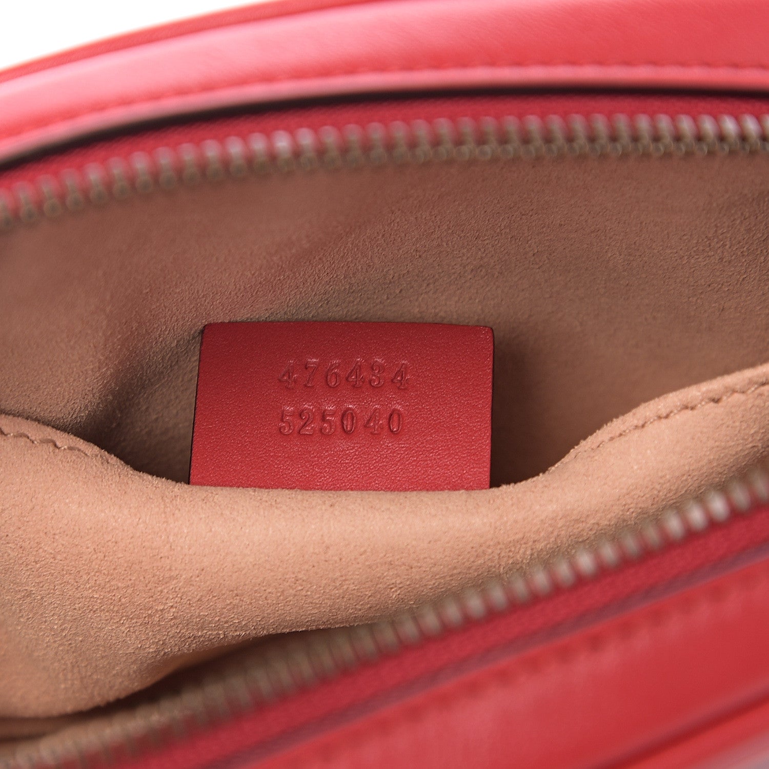 Gucci Calfskin Matelasse GG Marmont Belt Bag 95 38 Hibiscus Red 6 of 9