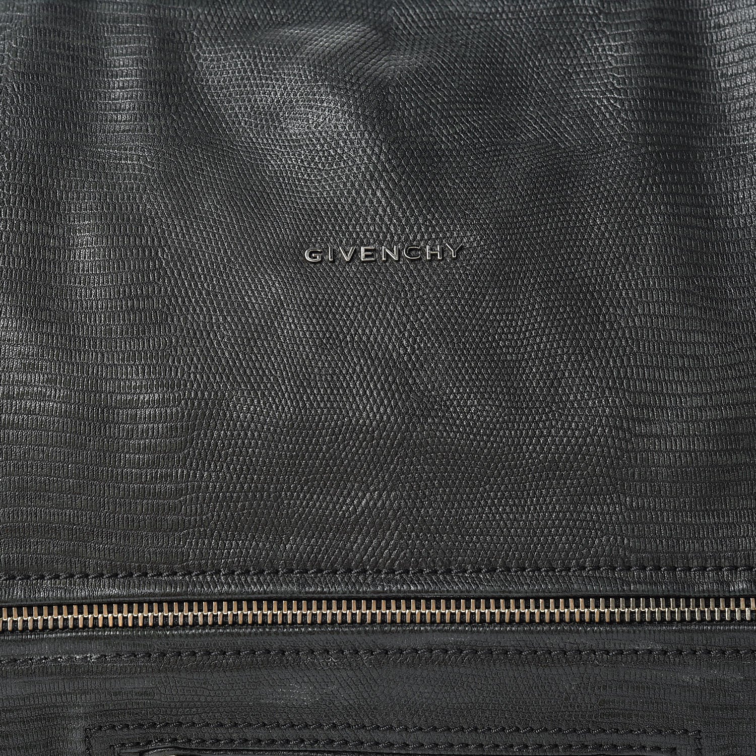 Givenchy Calfskin Lizard Embossed Large Pandora Black 9 of 13