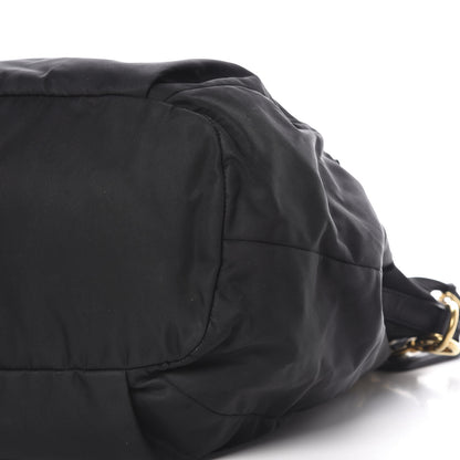 Prada Tessuto Nylon Soft Calf Tote Black 11 of 16