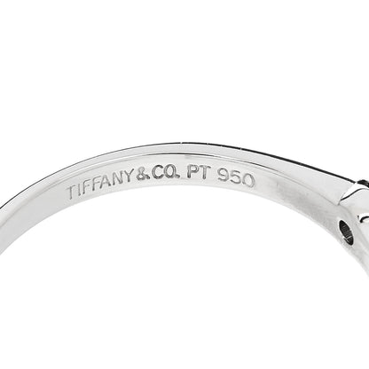 Tiffany Platinum Diamond .33ct Solitaire Engagement Ring 50 5.5 5 of 6