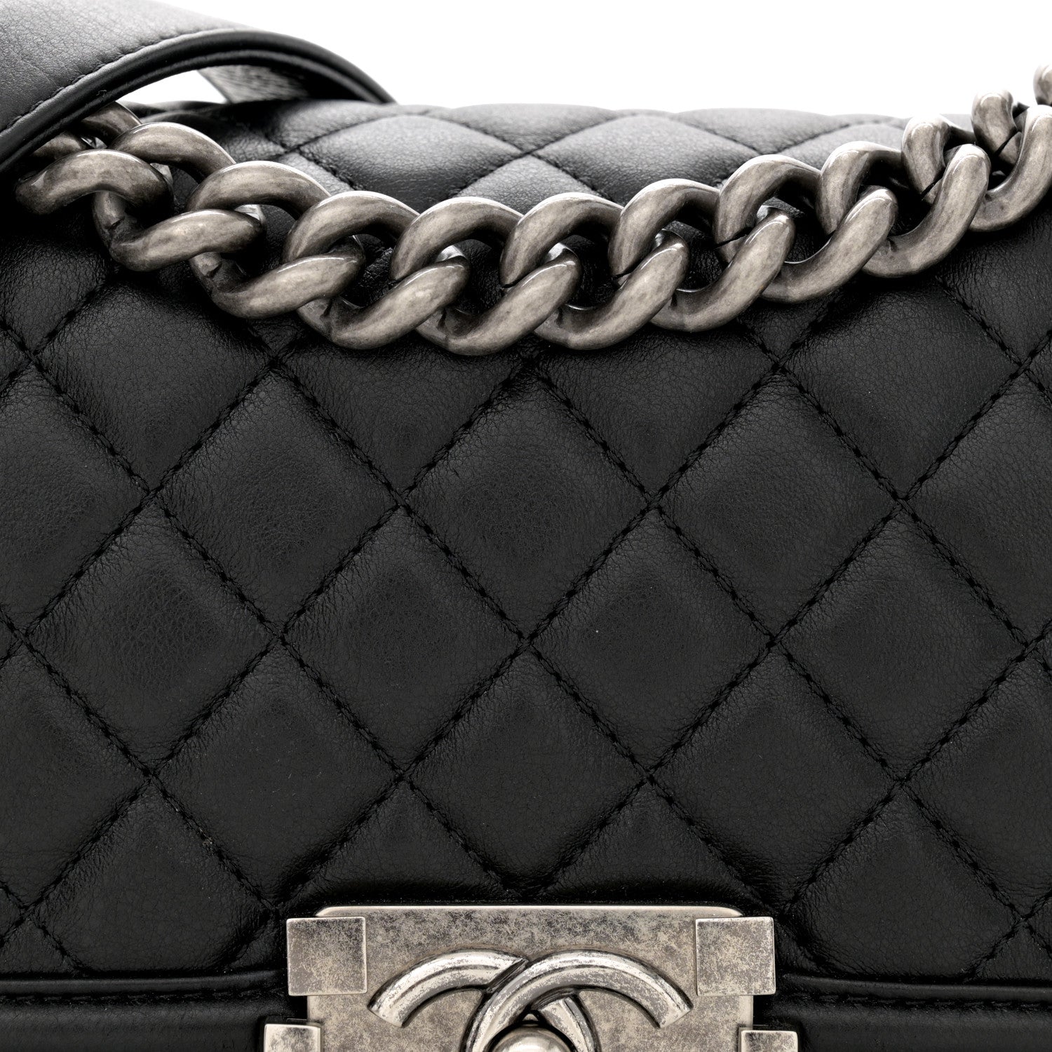Chanel Calfskin Quilted Small Boy Flap Black 8 of 11