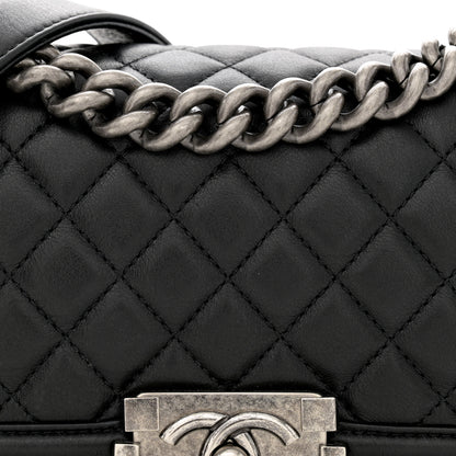 Chanel Calfskin Quilted Small Boy Flap Black 8 of 11