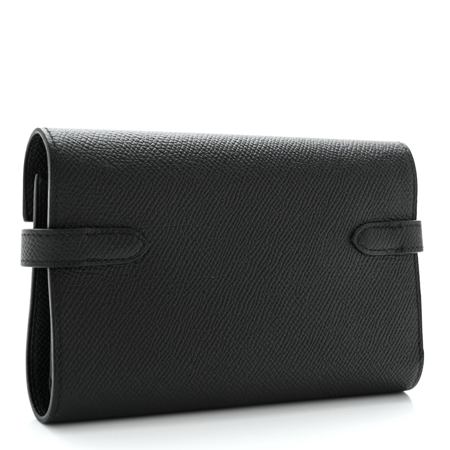 Hermes Epsom Medium Kelly Wallet Black 5 of 12