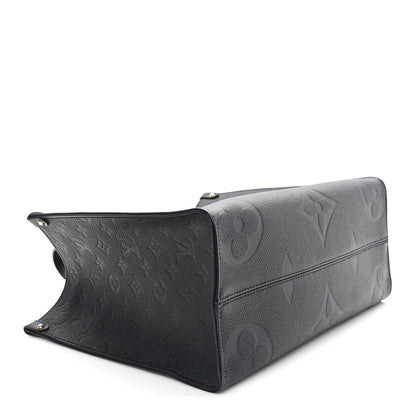 Louis Vuitton Empreinte Monogram Giant Onthego MM Black 4 of 9
