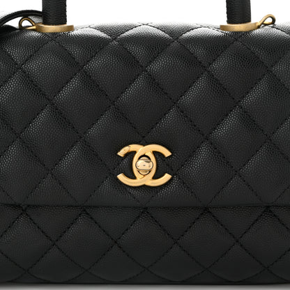 Chanel Caviar Quilted Mini Coco Handle Flap Black 8 of 11