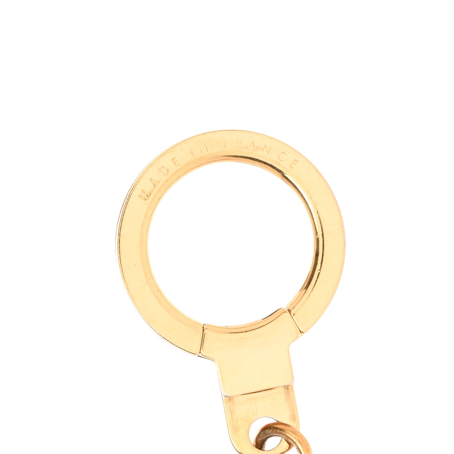 Metal Pochette Extender Key Ring Chain Gold