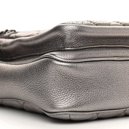 Chanel Calfskin Business Trip Vertical Camera Case Silver 9 of 11
