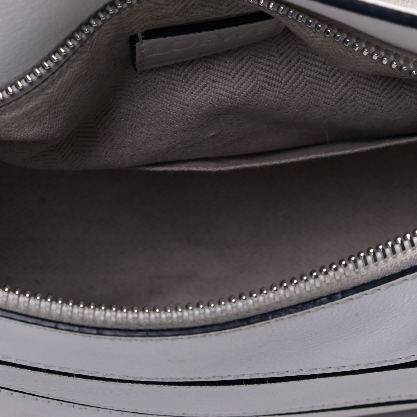 Calfskin Small Puzzle Bag White
