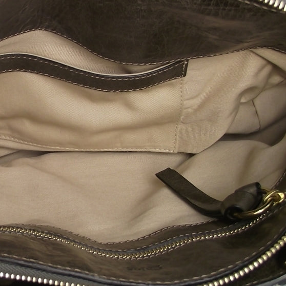 Chloe Leather Heloise Satchel Stone 6 of 8