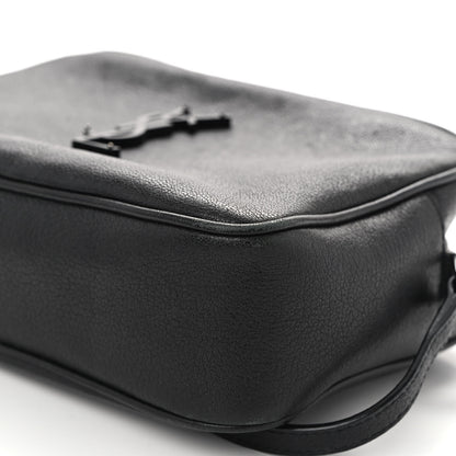 Saint Laurent Lambskin Monogram Small Lou Camera Bag Black 9 of 10