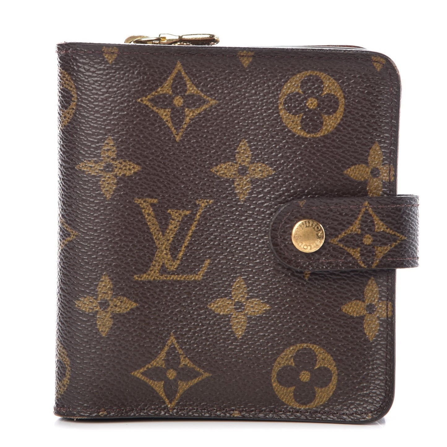 Monogram Compact Zippe Zipped Wallet
